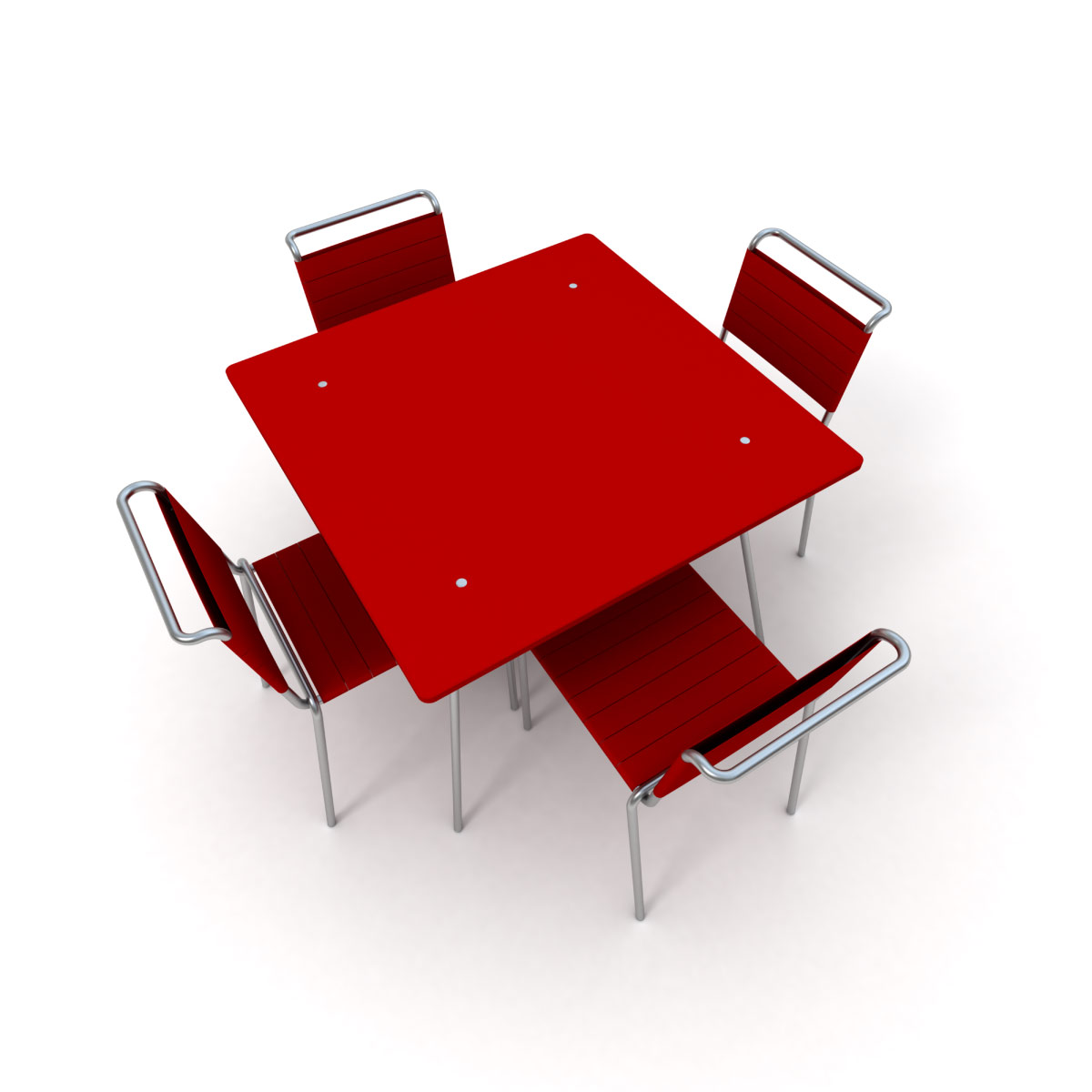 style shows red table img